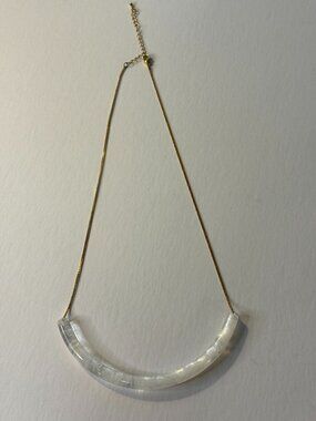 artsy acrylic necklace